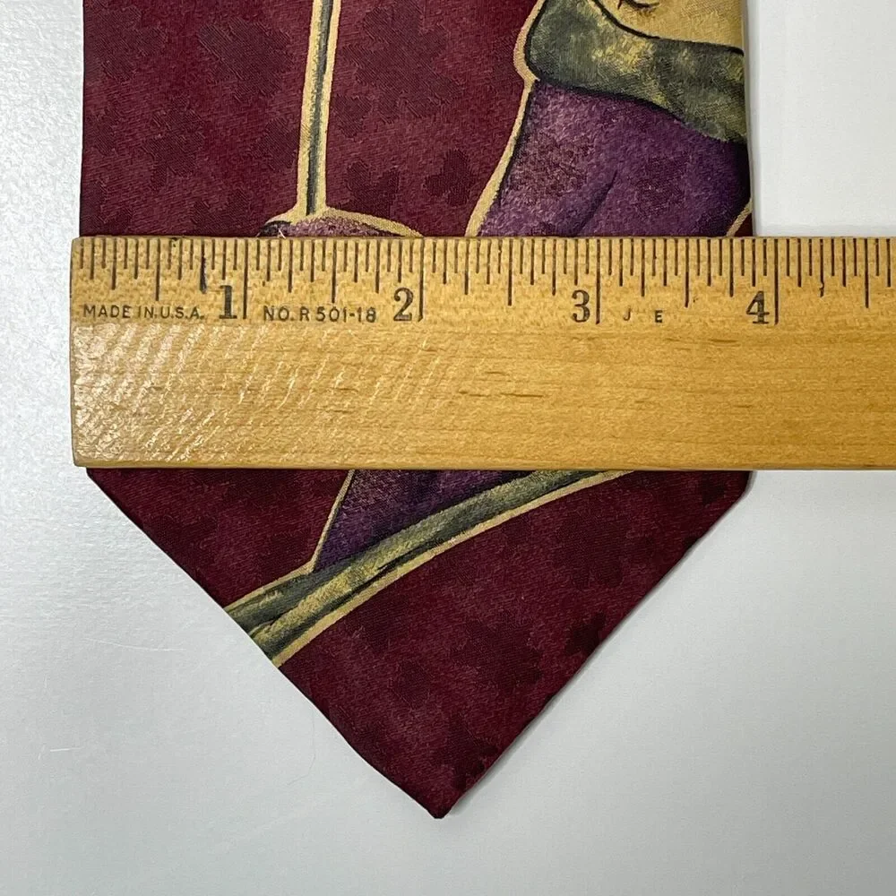 Swing All Silk Men’s Necktie Abstract Pattern Multicolor Casual Tie Made in USA